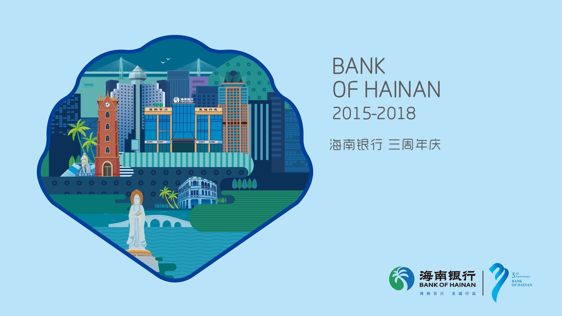 甘肃海南银行品牌形象宣传设计